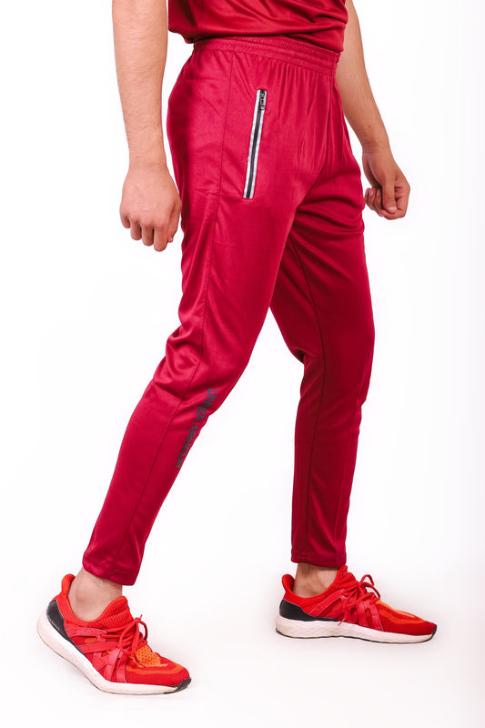 4 way stretchable trousers Red