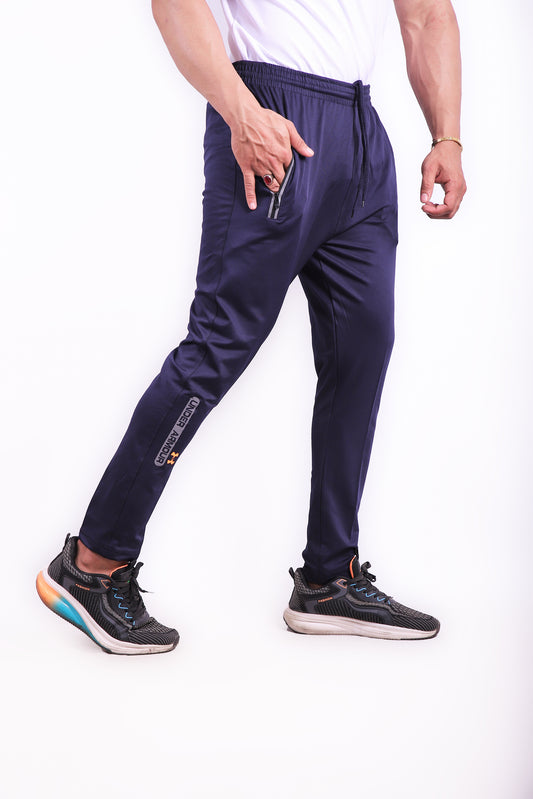 4 way stretchable trousers Blue